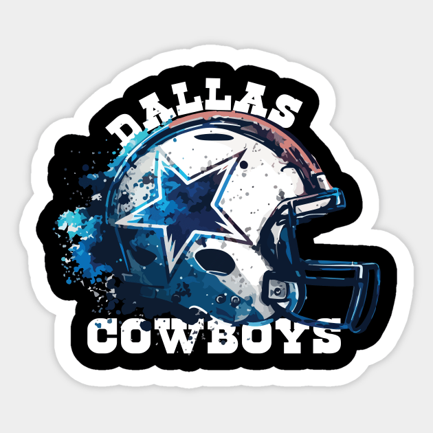 Cowboys Helmet Sticker by vectrus